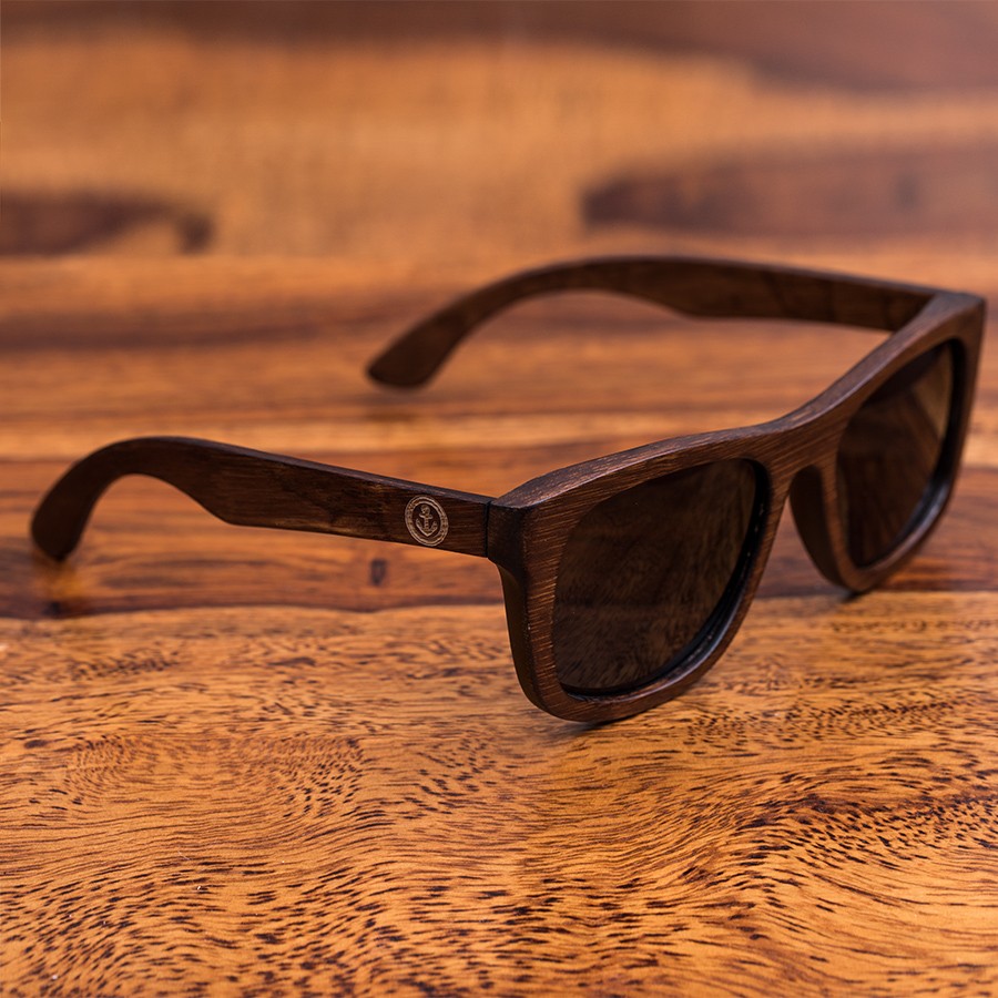 Styler Brown  Sonnenbrille aus Holz von Davy Jones
