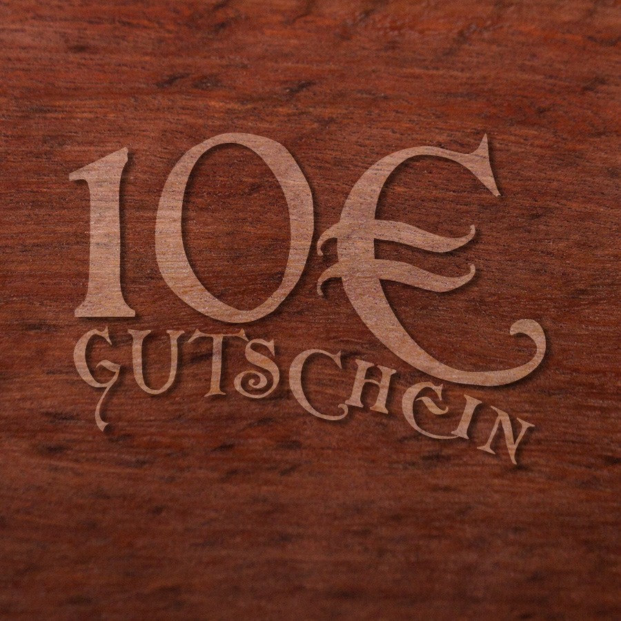 10 Euro Geschenkgutschein Zusatzartikel Epoxidschmuck mit Naturholz