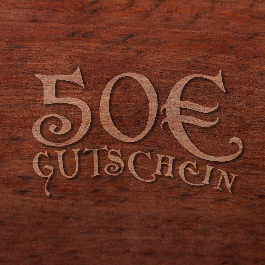 50 Euro Geschenkgutschein Zusatzartikel Epoxidschmuck mit Naturholz